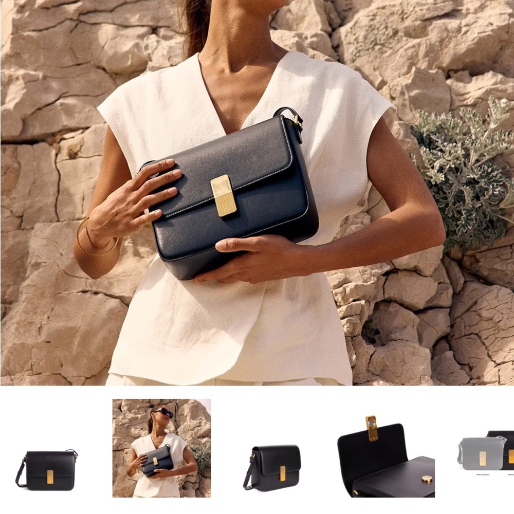 Ateliers Auguste Monceau Gold Edition Bag - Black Box Leather 🖤